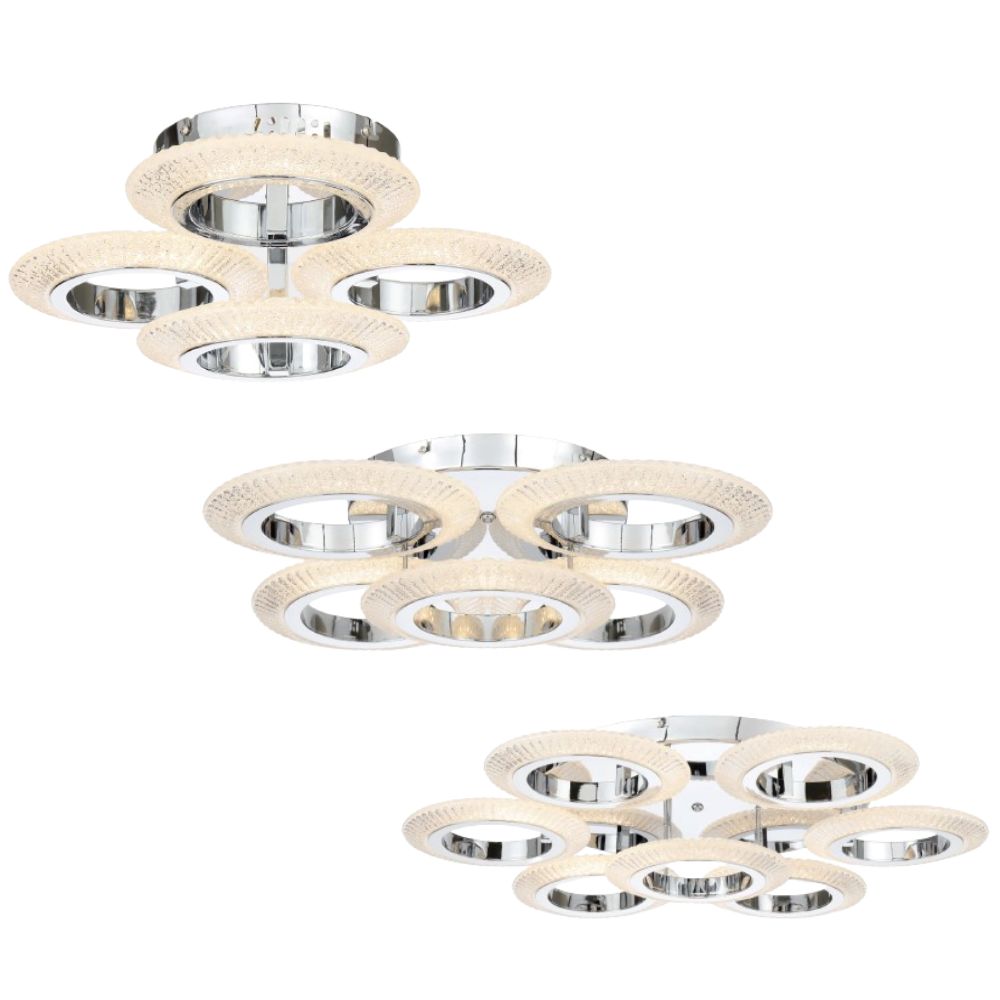 Telbix LUNA - 4/5/7 Ring Ceiling Light-Telbix-Ozlighting.com.au