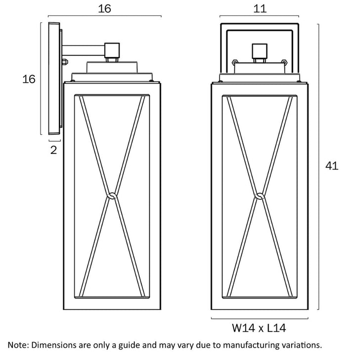 Telbix MALLORY 40 - 25W Wall Light-Telbix-Ozlighting.com.au