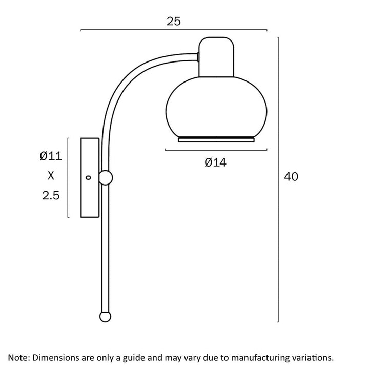 Telbix MARBELL - 25W Wall Light-Telbix-Ozlighting.com.au