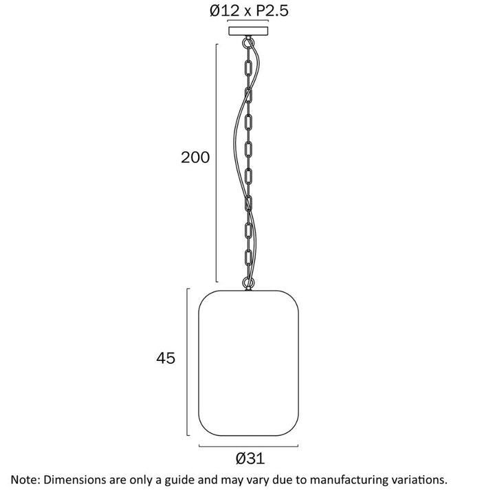 Telbix MASYA - 1 Light Pendant-Telbix-Ozlighting.com.au