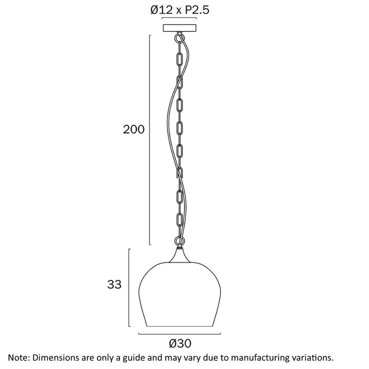 Telbix MERSIN - 1 Light Pendant-Telbix-Ozlighting.com.au