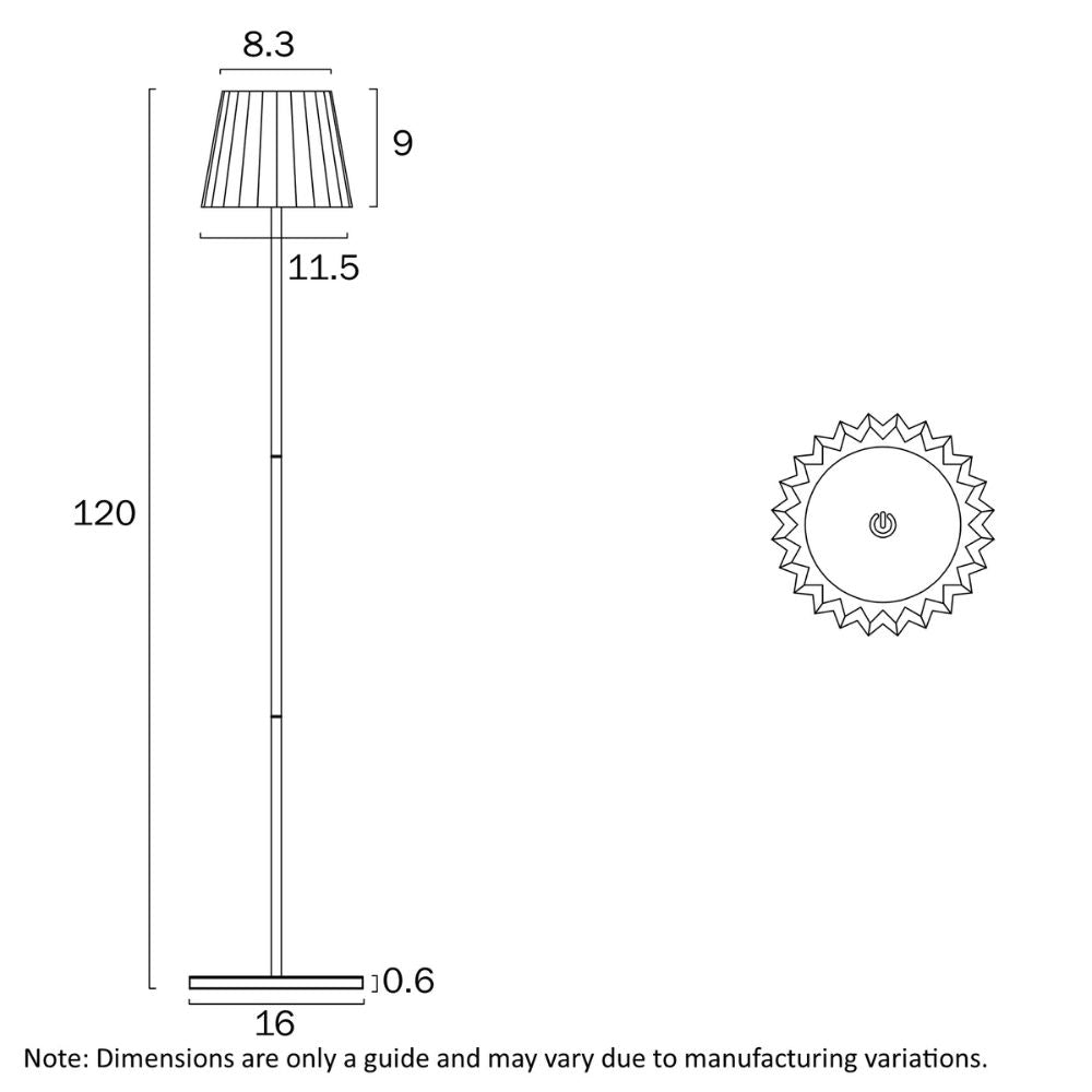 Telbix MINDY - 3W Floor Lamp-Telbix-Ozlighting.com.au