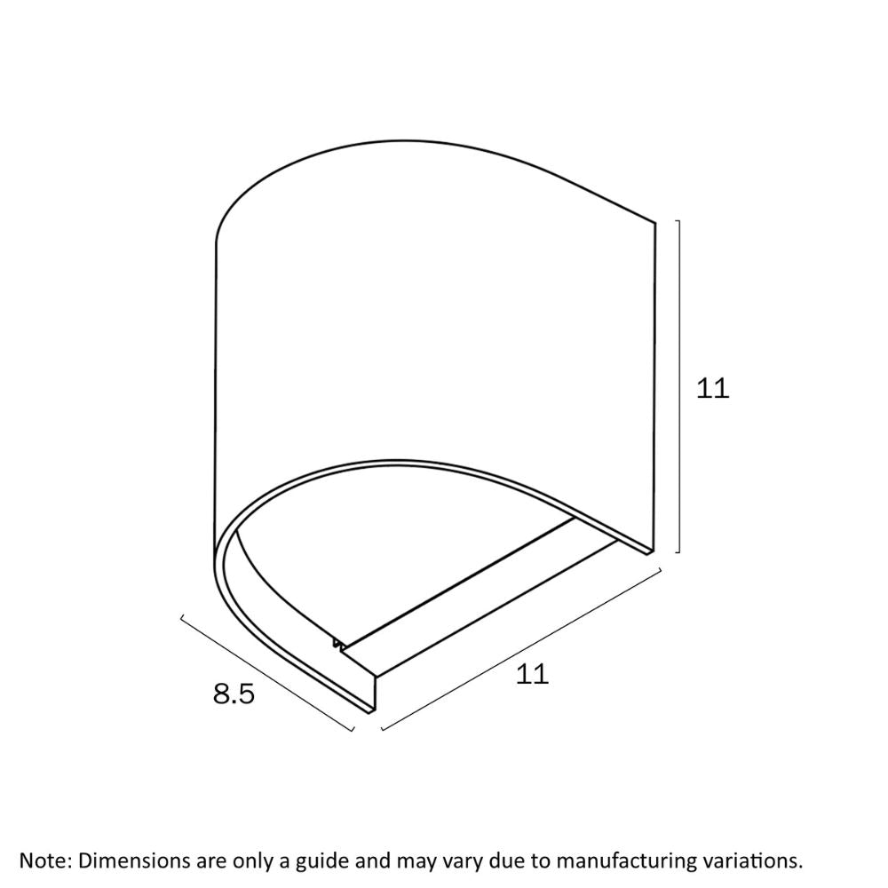 Telbix MIRO 1 - 6W Wall Light-Telbix-Ozlighting.com.au