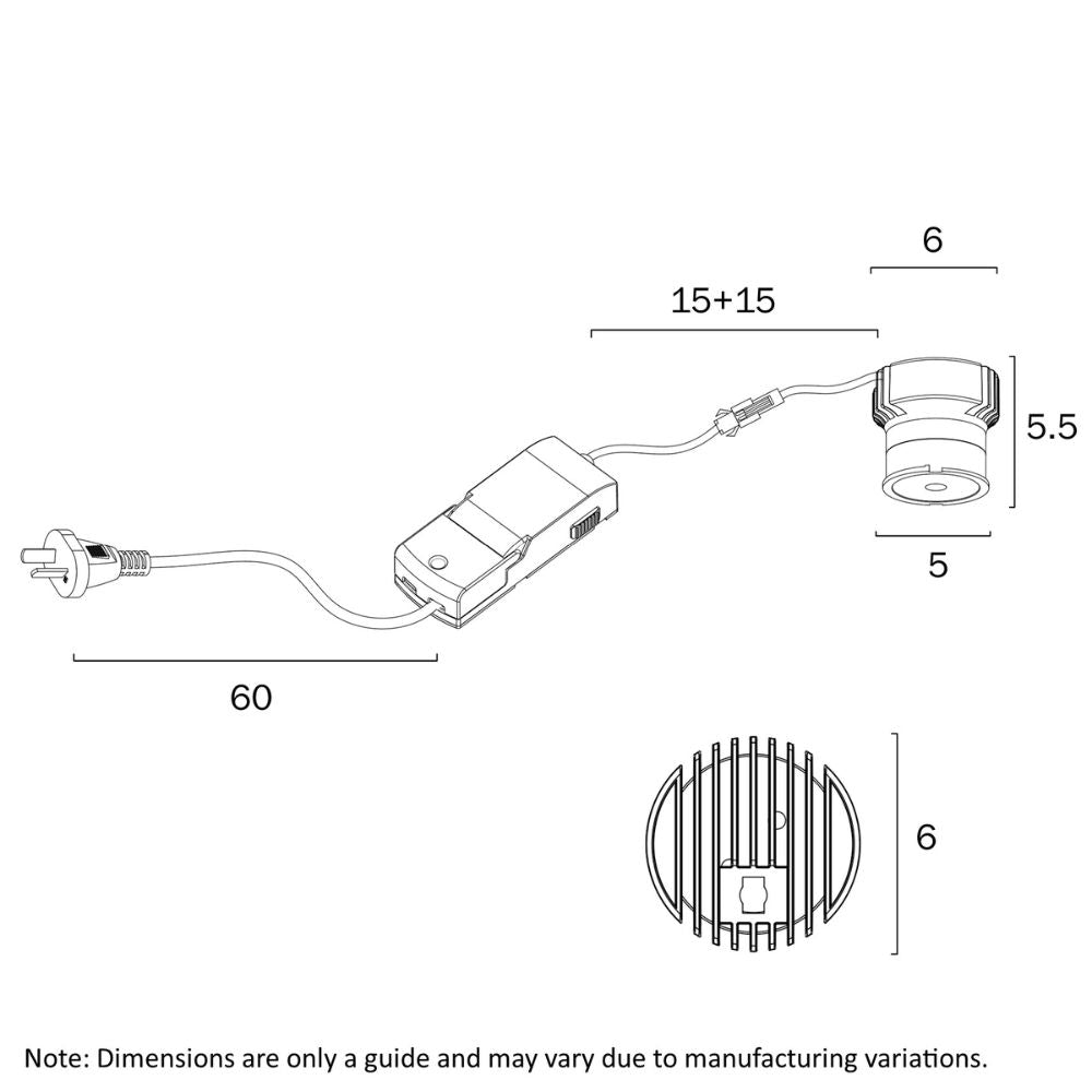 Telbix MODULE 16 - 10W Twist-On CCT Downlight-Telbix-Ozlighting.com.au