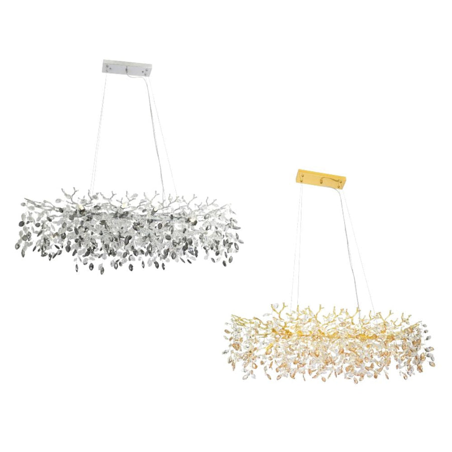 Telbix MOLENA - 10 Light Rectangular Pendant-Telbix-Ozlighting.com.au