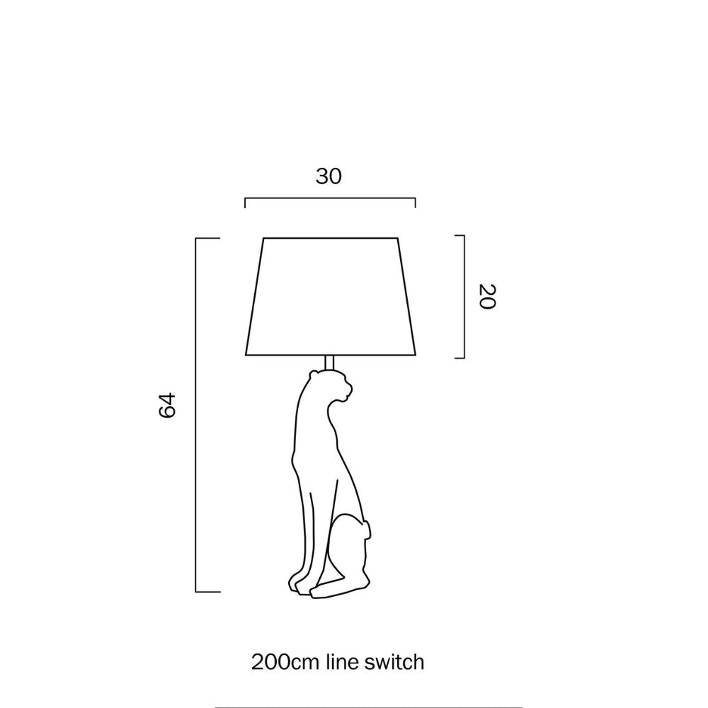 Telbix NALA - 25W Table Lamp-Telbix-Ozlighting.com.au