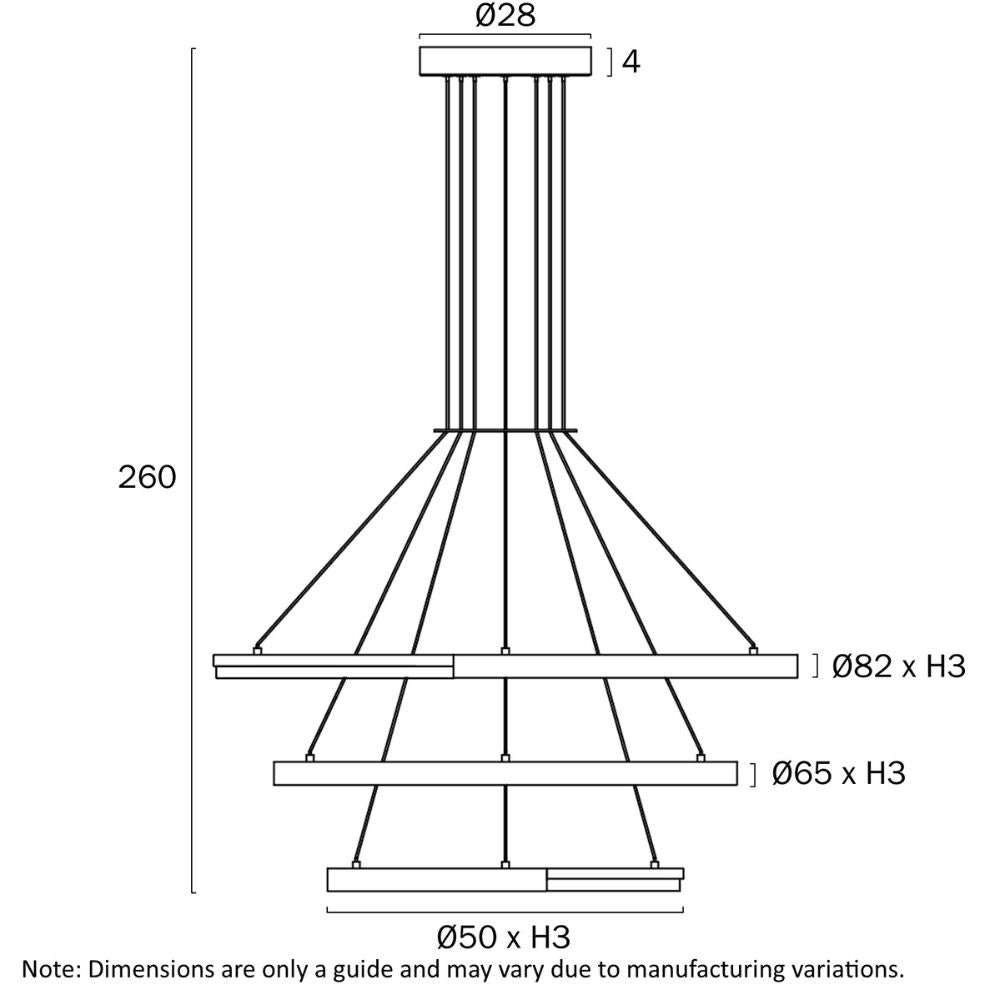 Telbix OSTROM - 3 Light Pendant-Telbix-Ozlighting.com.au