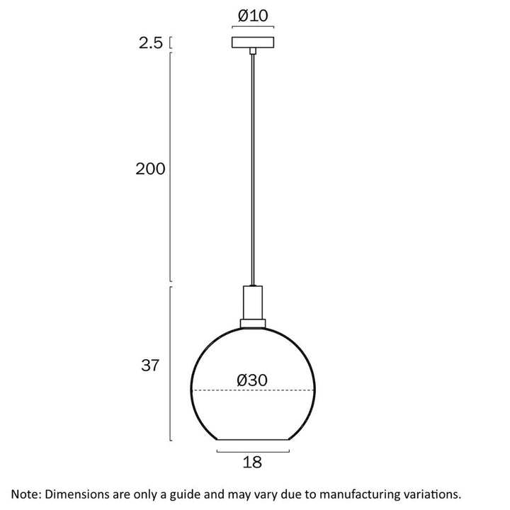 Telbix PATINO - 1 Light Pendant-Telbix-Ozlighting.com.au