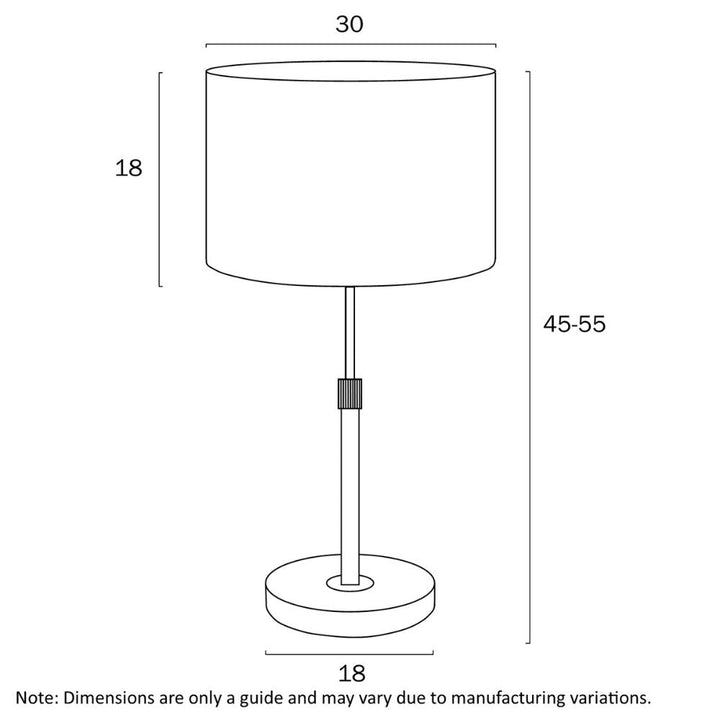 Telbix PLACIN - 25W Table Lamp-Telbix-Ozlighting.com.au