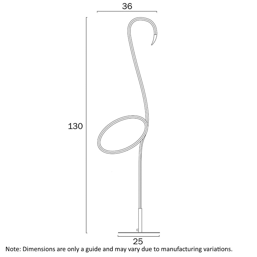 Telbix ROSEUS - 14W Floor Lamp-Telbix-Ozlighting.com.au