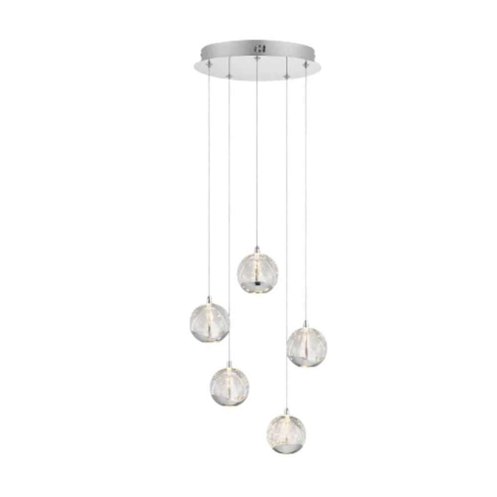 Telbix SEGOVIA - 5/9 Light Pendant-Telbix-Ozlighting.com.au