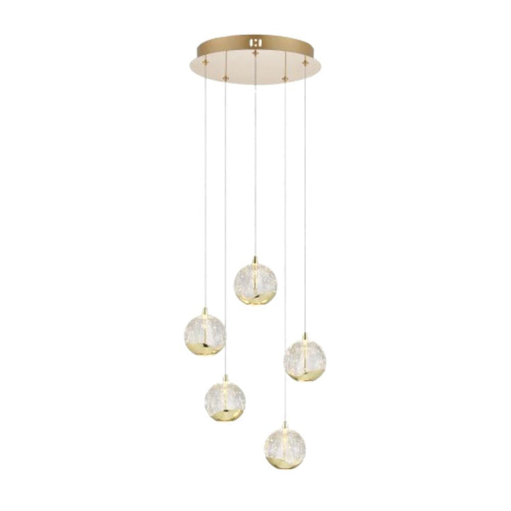 Telbix SEGOVIA - 5/9 Light Pendant-Telbix-Ozlighting.com.au