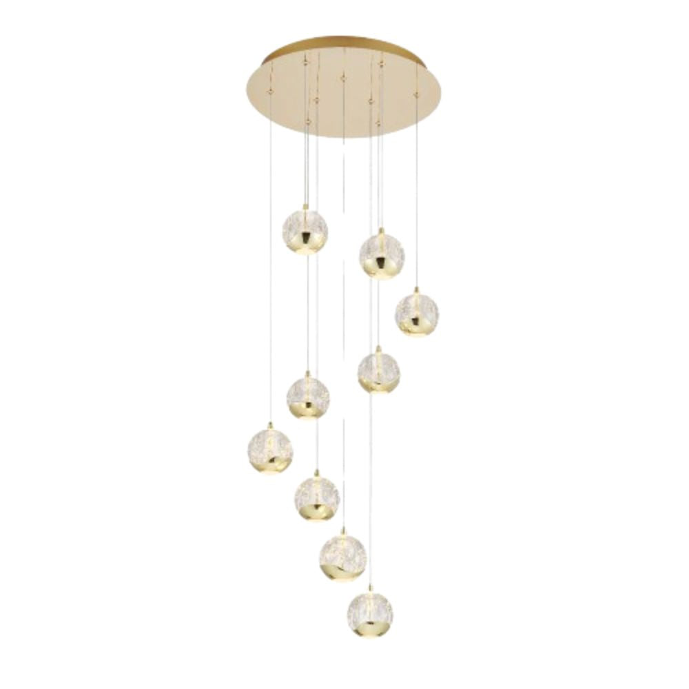 Telbix SEGOVIA - 5/9 Light Pendant-Telbix-Ozlighting.com.au