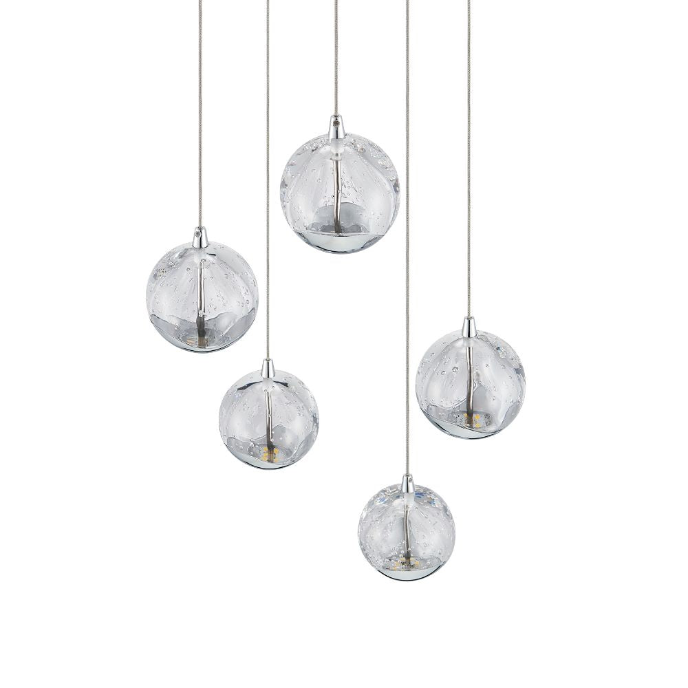 Telbix SEGOVIA - 5/9 Light Pendant-Telbix-Ozlighting.com.au