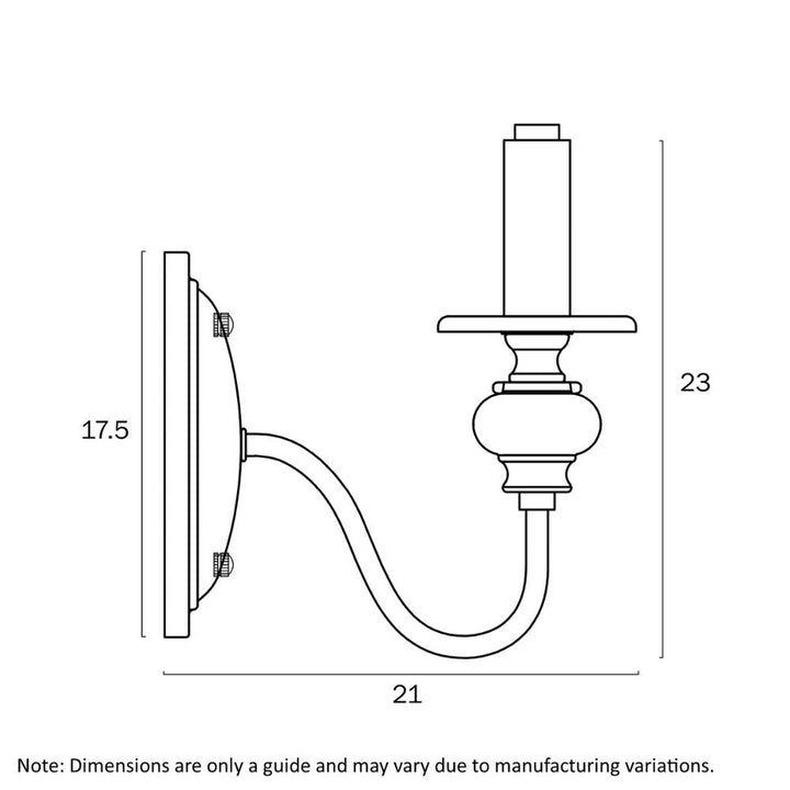 Telbix SIEDEL 1 - 25W Wall Light-Telbix-Ozlighting.com.au