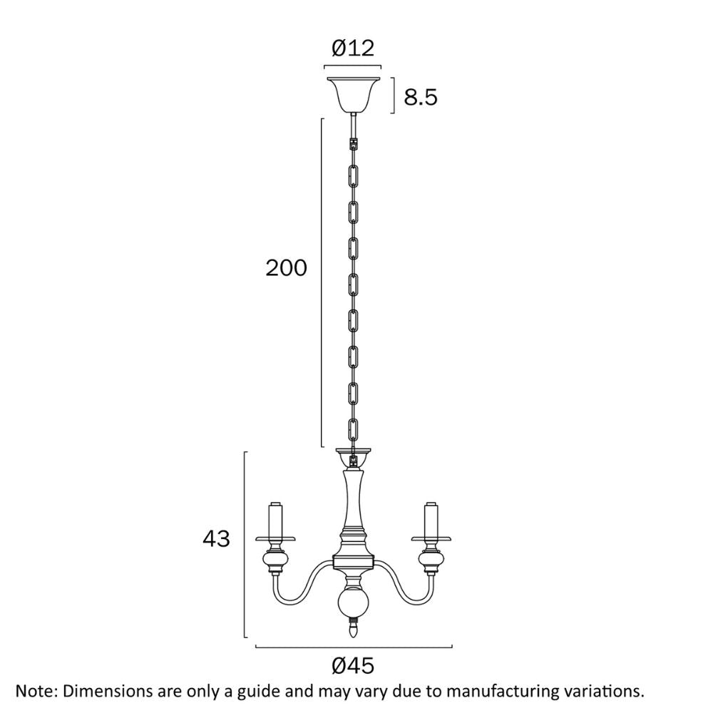 Telbix SIEDEL - 3 Light Pendant-Telbix-Ozlighting.com.au