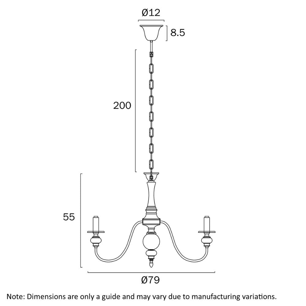 Telbix SIEDEL - 8 Light Pendant-Telbix-Ozlighting.com.au