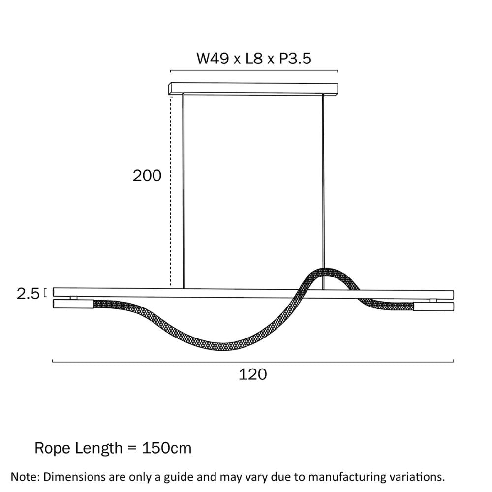 Telbix TAFT - 1 Light Bar Pendant-Telbix-Ozlighting.com.au