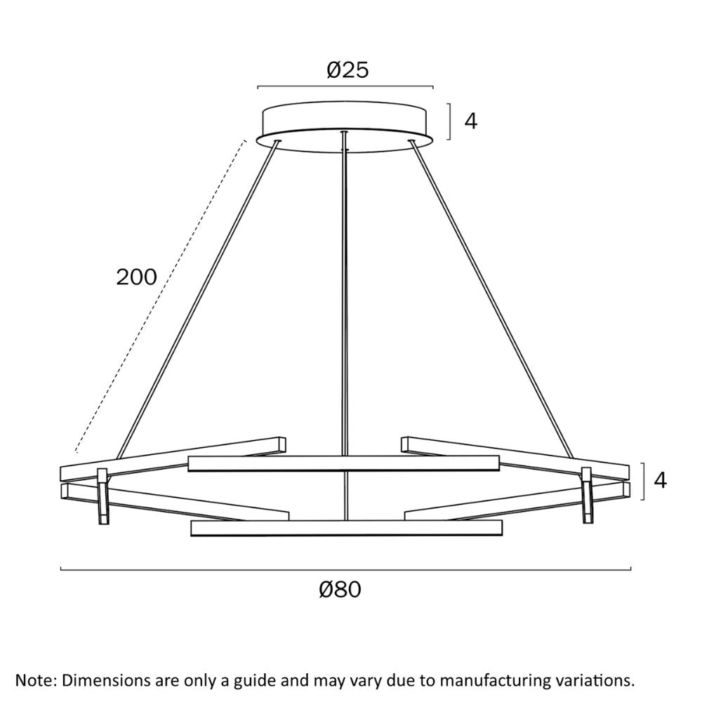 Telbix TARSON - 1 Tier Pendant-Telbix-Ozlighting.com.au