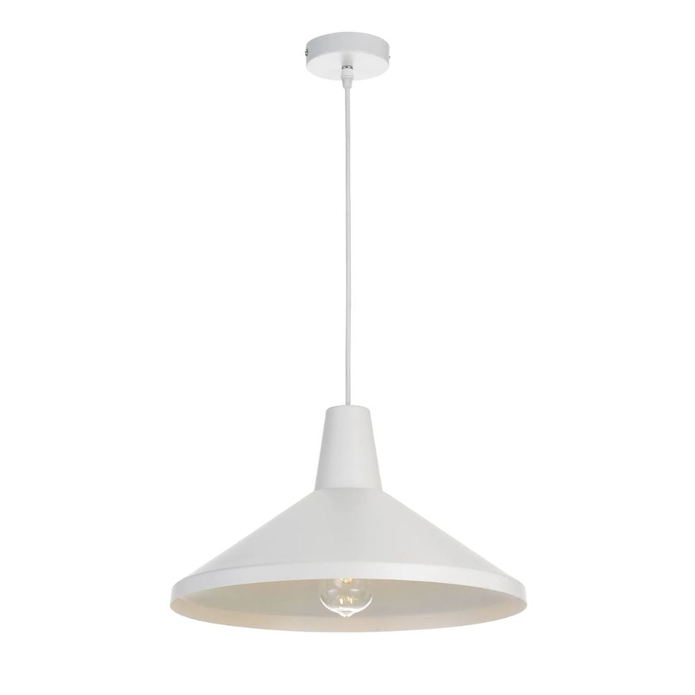 Telbix TEMO 40 - 1 Light Modern-Industrial Metal Pendant-Telbix-Ozlighting.com.au