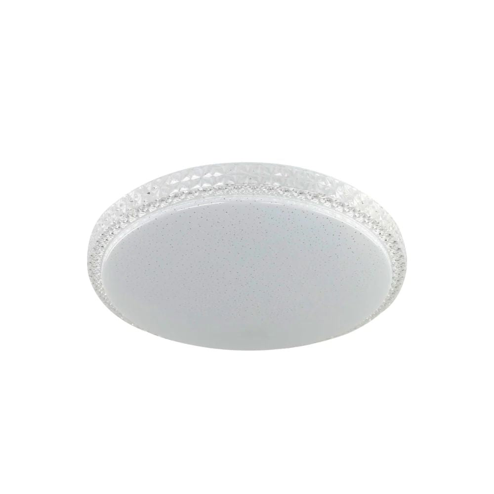 Telbix TEREZA - 18/30W LED Colour Switchable Dimmable Starlight Indoor Oyster Ceiling Light-Telbix-Ozlighting.com.au