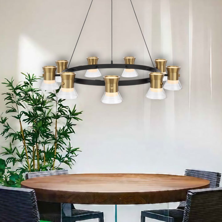 Telbix TIPICO - 9 Light Pendant-Telbix-Ozlighting.com.au