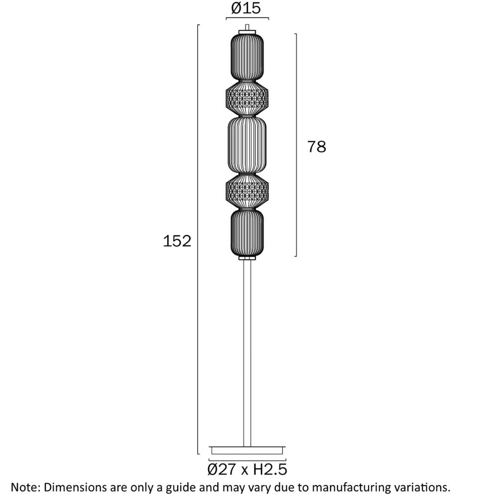 Telbix TORSO - 25W Floor Lamp-Telbix-Ozlighting.com.au