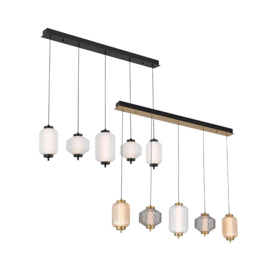 Telbix TORSO - 5 Light Bar Pendant-Telbix-Ozlighting.com.au