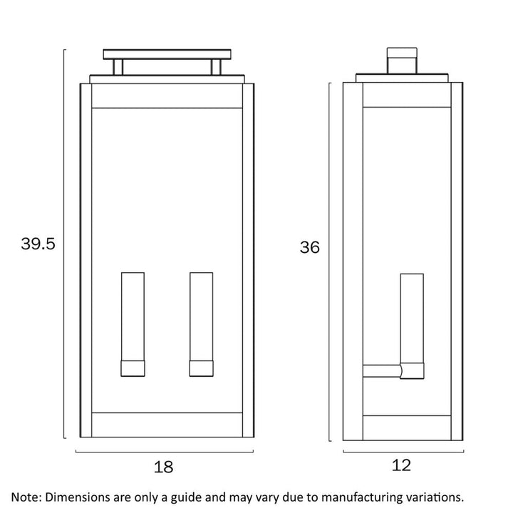 Telbix TRUMAN - 2x25W Wall Light-Telbix-Ozlighting.com.au