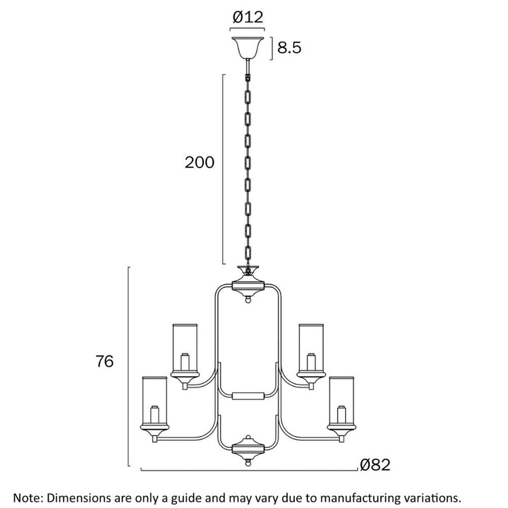 Telbix VELDEN - 12 Light Pendant-Telbix-Ozlighting.com.au