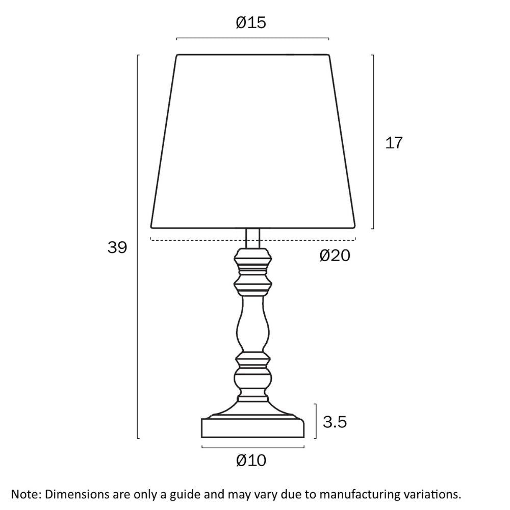 Telbix VIDA - 25W Table Lamp-Telbix-Ozlighting.com.au