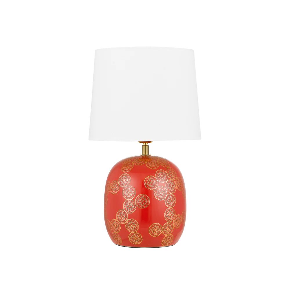 Telbix WISHES - Patterned Ceramic Table Lamp-Telbix-Ozlighting.com.au