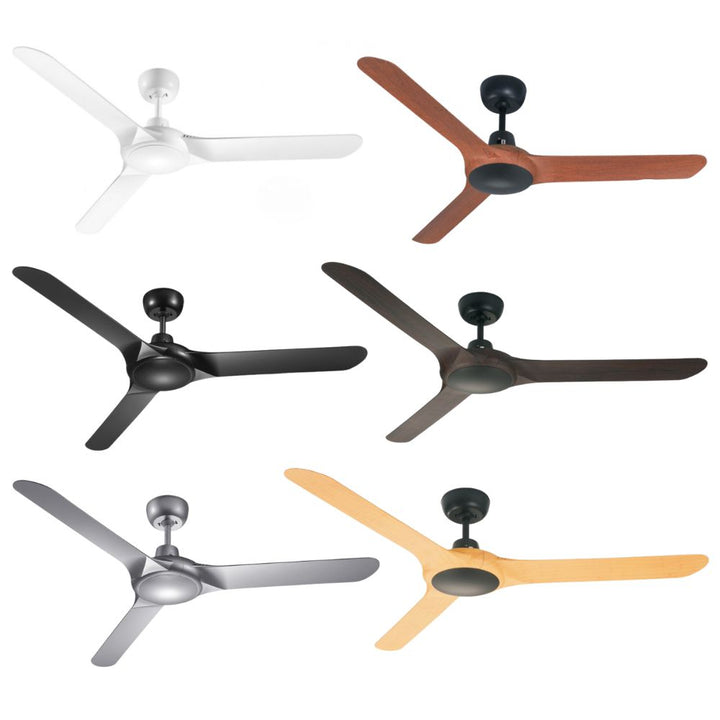 Ventair SPYDA-50 - 3 Blade 1250mm 50" Fully Moulded PC AC Ceiling Fan-Ventair-Ozlighting.com.au