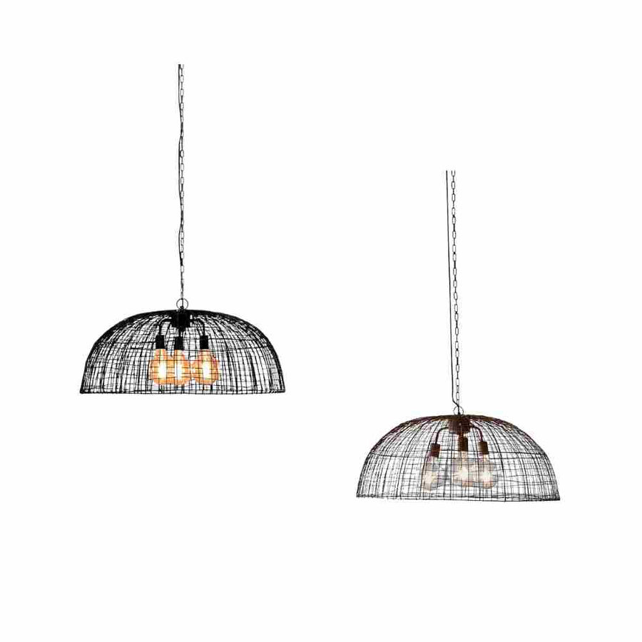 Zaffero CRAY - Open Wire Weave Domed Pendant Light-Zaffero-Ozlighting.com.au