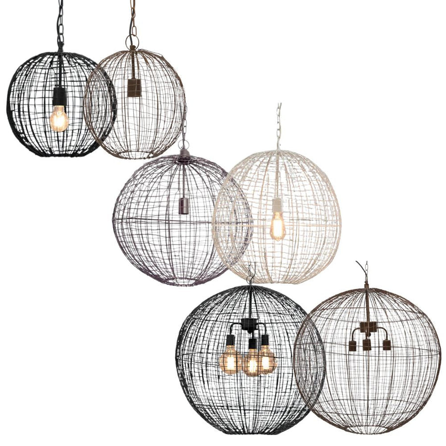 Zaffero CRAY - Wire Weave Ball Pendant-Zaffero-Ozlighting.com.au