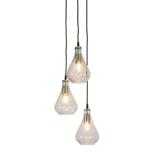 Zaffero LUSTRE TEARDROP - Stone-Effect Glass Bell Pendant-Zaffero-Ozlighting.com.au