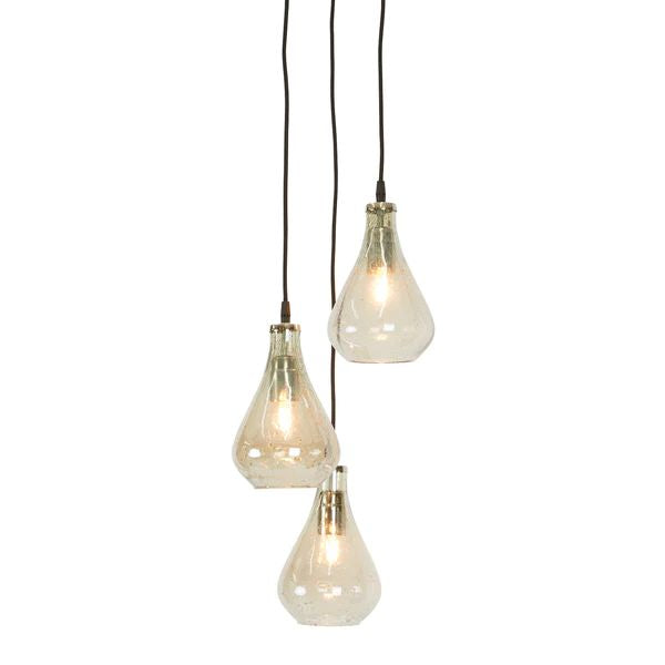 Zaffero LUSTRE TEARDROP - Stone-Effect Glass Bell Pendant-Zaffero-Ozlighting.com.au