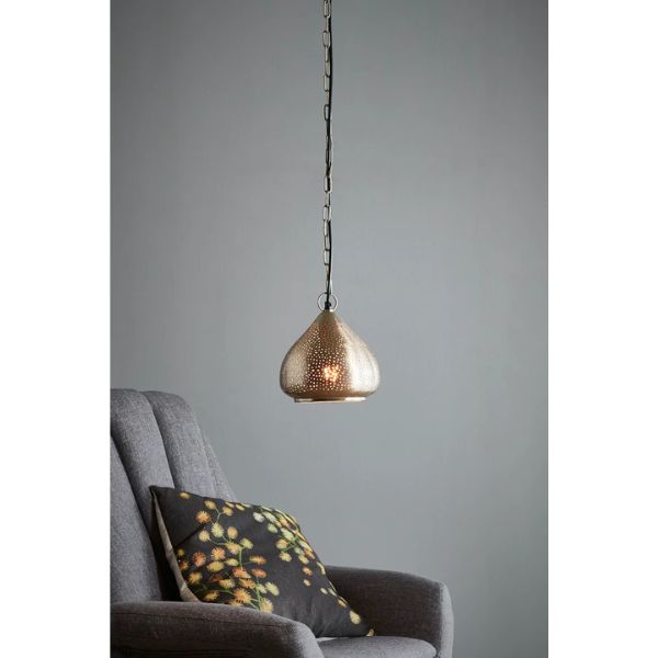 Zaffero NEPTUNE - Perforated Raindrop Metal Pendant-Zaffero-Ozlighting.com.au