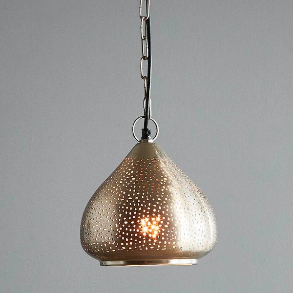 Zaffero NEPTUNE - Perforated Raindrop Metal Pendant-Zaffero-Ozlighting.com.au