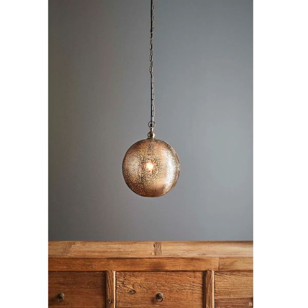 Zaffero TAURUS - Perforated Round Metal Pendant-Zaffero-Ozlighting.com.au