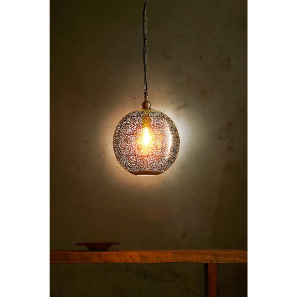 Zaffero TAURUS - Perforated Round Metal Pendant-Zaffero-Ozlighting.com.au