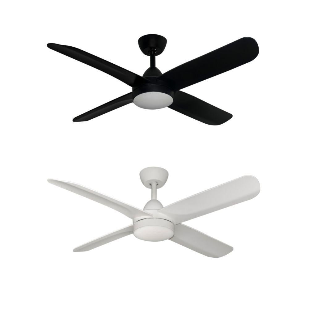 Airborne ACTIV-48-LIGHT - 4 Blade 1220mm 48" Hybrid DC Ceiling Fan With Tricolour LED Light-Airborne-Ozlighting.com.au