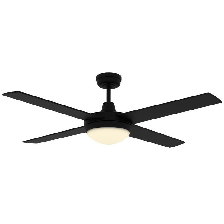 Airborne ASCOT-52-LIGHT - 4 Blade 1320mm 52" AC Ceiling Fan With Light-Airborne-Ozlighting.com.au