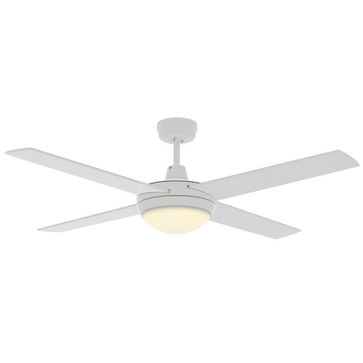 Airborne ASCOT-52-LIGHT - 4 Blade 1320mm 52" AC Ceiling Fan With Light-Airborne-Ozlighting.com.au