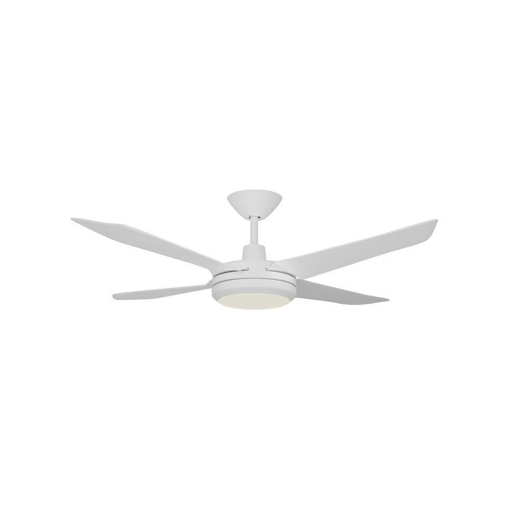 Airborne ENVIRO-52-LIGHT - 4 Blade 1320mm 52" DC Ceiling Fan With 18W Tricolour LED Light-Airborne-Ozlighting.com.au