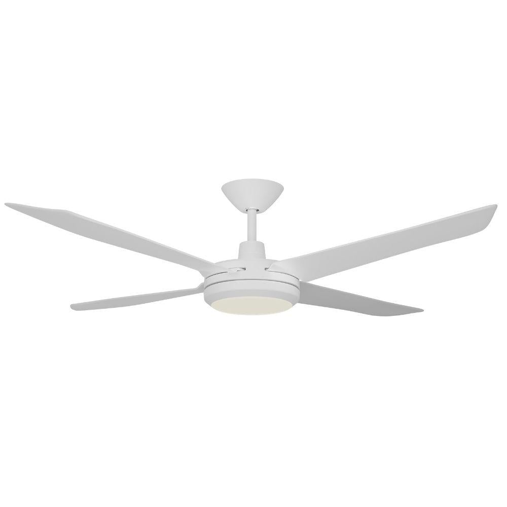 Airborne ENVIRO-60-LIGHT - 4 Blade 1530mm 60" DC Ceiling Fan With 18W Tricolour LED Light-Airborne-Ozlighting.com.au