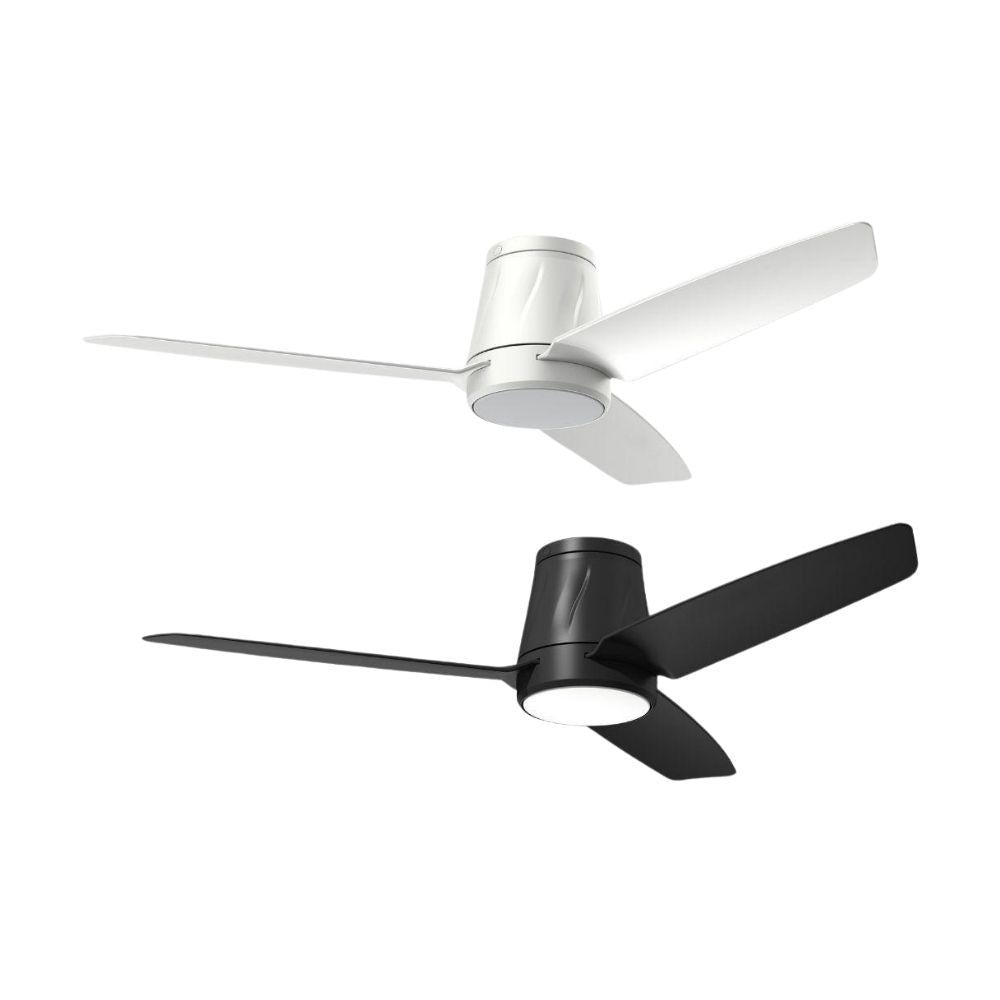 Airborne PROFILE-50-LIGHT-DC - 3 Blade 1250mm 50" DC Ceiling Fan With 18W Tricolour LED Light-Airborne-Ozlighting.com.au