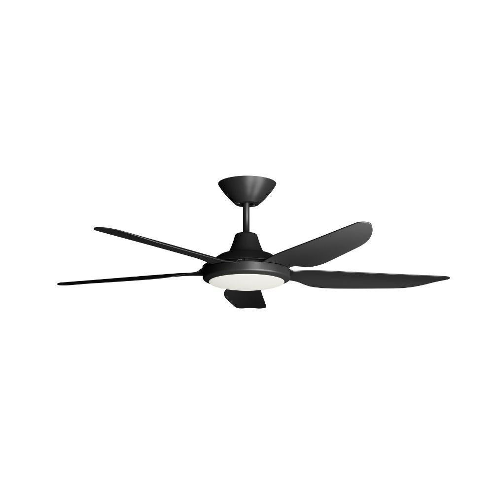 Airborne STORM-48-LIGHT - 5 Blade 1220mm 48" DC Ceiling Fan With 18W Tricolour LED Light-Airborne-Ozlighting.com.au