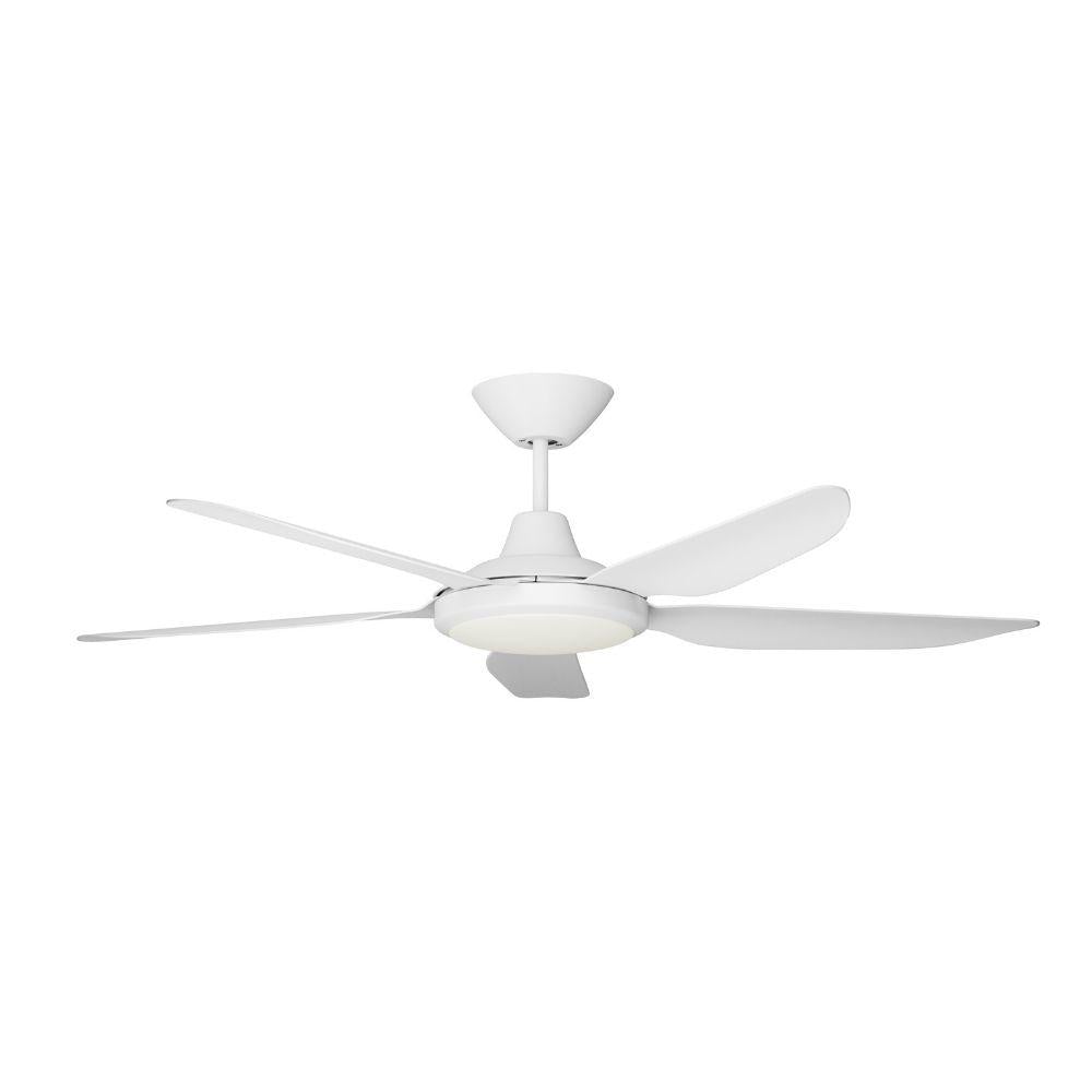 Airborne STORM-52-LIGHT - 5 Blade 1340mm 52" DC Ceiling Fan With 18W Tricolour LED Light-Airborne-Ozlighting.com.au