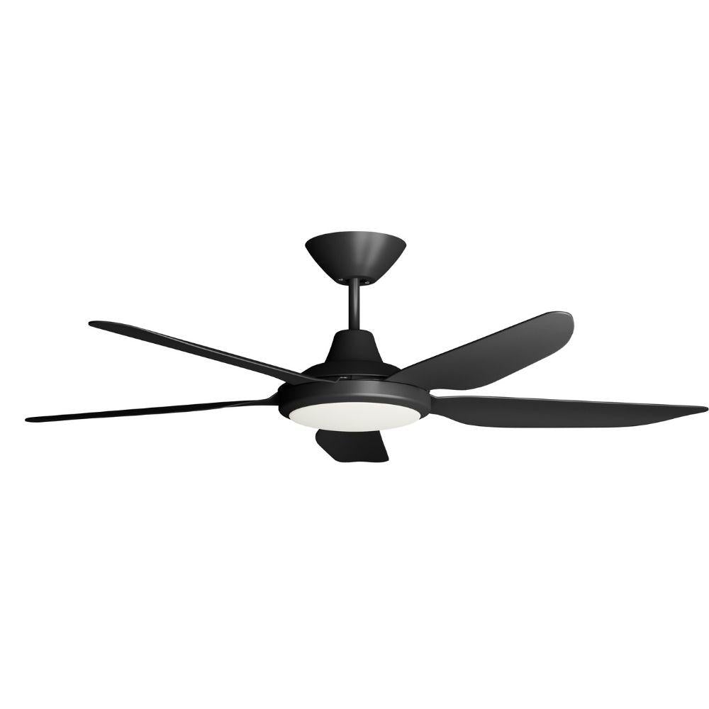 Airborne STORM-56-LIGHT - 5 Blade 1430mm 56" DC Ceiling Fan With 18W Tricolour LED Light-Airborne-Ozlighting.com.au